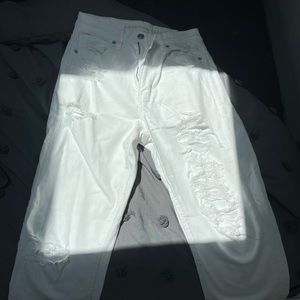 White AE Distressed Jeans